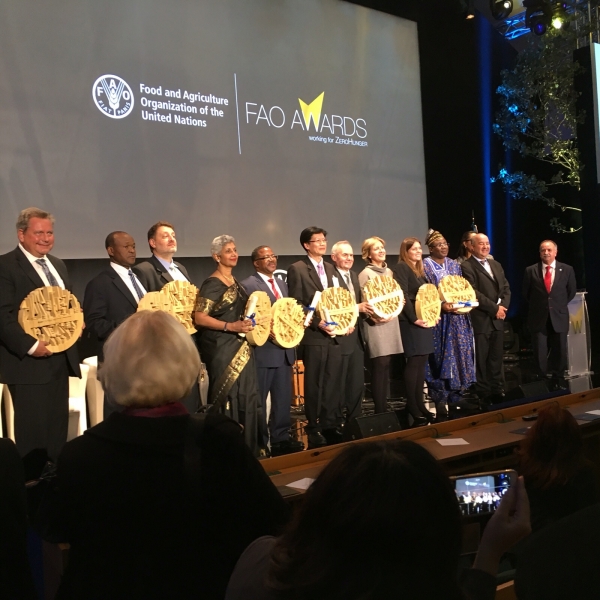 El FRM recibe el premio Jacques Diouf de las Naciones Unidas en reconocimiento a su labor en favor de la Agricultura Familiar
