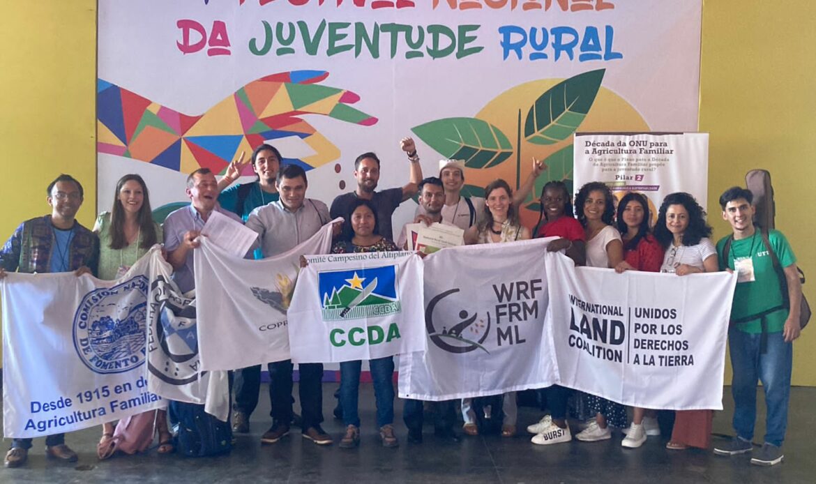YOUNG PEOPLE FROM AROUND THE WORLD CALL FOR RECOGNITION OF THE ROLE OF RURAL YOUTH IN DEVELOPING SUSTAINABLE FOOD SYSTEMS AND FIGHTING CLIMATE CHANGE