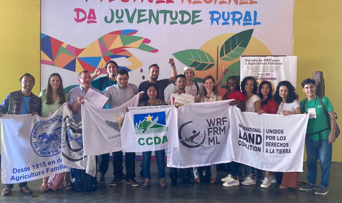 JÓVENES DE TODO EL MUNDO LLAMAN A RECONOCER EL PAPEL DE LA JUVENTUD RURAL EN EL DESARROLLO DE SISTEMAS ALIMENTARIOS SOSTENIBLES Y LA LUCHA CONTRA EL CAMBIO CLIMÁTICO